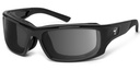 [F260541] Modèle PANHEAD à AIRSHIELD (Noire Brillante, Verres Gris sans correction)