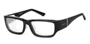 [N-030540] Modelo NEREUS (Noire Brillante, Verres Blancs sans correction, Transparente)